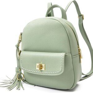 mini backpack  small backpack for women Pu leather backpack fashion
